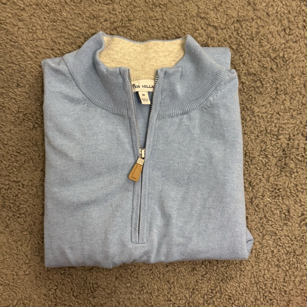 Peter Millar Men's Light Blue Sweater Vest